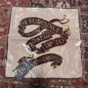 Pottery barn marauders map pillow cover